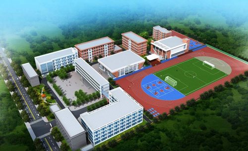 西安武屯中學報告廳音光視系統