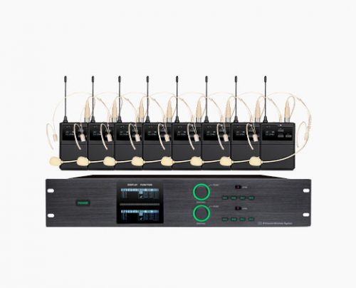 LAX UM-M180T 一拖八無線頭戴話筒
