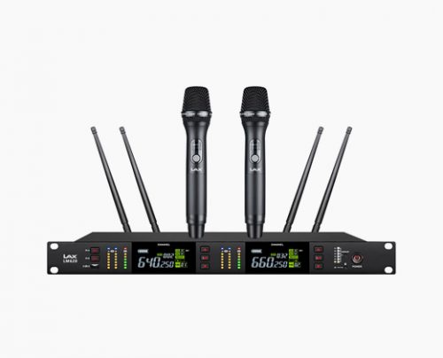 LAX UM620 一拖二真分集無線手持話筒