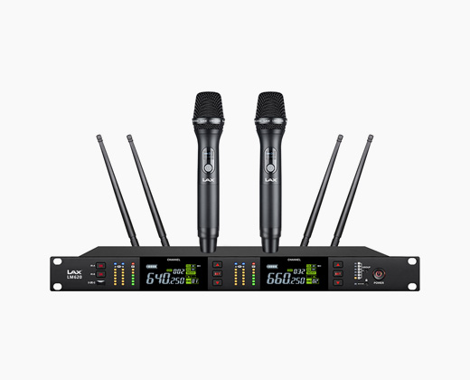 LAX UM620 一拖二真分集無線手持話筒